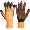 42-848 MaxiFlex® Endurance, Mechanical Hazard Gloves, Black/Orange, Nylon/Spandex Liner, Nitrile Coating, EN388: 2016, 4, 1, 3, 1, A, Size 11 thumbnail-0