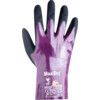 56-425 MaxiDry® Liquitech Mechanical Hazard Gloves, Black/Purple, Nylon Liner, NBR (Nitrile Butadiene Rubber) Coating, EN388: 2016, 4, 1, 2, 1, A, Size 10 thumbnail-1