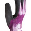 56-425 MaxiDry® Liquitech Mechanical Hazard Gloves, Black/Purple, Nylon Liner, NBR (Nitrile Butadiene Rubber) Coating, EN388: 2016, 4, 1, 2, 1, A, Size 11 thumbnail-3