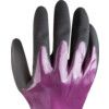 56-425 MaxiDry® Liquitech Mechanical Hazard Gloves, Black/Purple, Nylon Liner, NBR (Nitrile Butadiene Rubber) Coating, EN388: 2016, 4, 1, 2, 1, A, Size 10 thumbnail-4