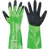 56-635 Maxichem, Chemical Resistant Gauntlet, Black/Green, NBR, Nylon Liner, Size 7 thumbnail-0