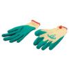 Cut Resistant Gloves, Natural/Green, Latex Palm, Knitted Liner, EN388: 2003, 2, 2, 4, 3, Size 8 thumbnail-0