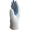 Cutstar, Cut Resistant Gloves, White/Blue, PVC Dotted Palm, Knitted Liner, EN388: 2016, 3, X, 4, 2, B, Size 10 thumbnail-0