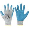 Krytech™, Cut Resistant Gloves, Blue/Grey, EN388: 2016, 3, X, 4, 3, D, Latex Palm & Fingers, Knitted, Size 9 thumbnail-0