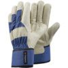 TEGERA 106 COWHIDE & COTTON Cat.II GLOVES BLUE/BEIGE SZ-15 (PR) thumbnail-0