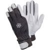 117 Tegera, Cold Resistant Gloves, Grey/White, Fleece Liner, Leather Coating, Size 8 thumbnail-0