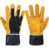 TEGERA 139 COWHIDE & COTTON Cat.I II GLOVES BLACK/YELL SZ-15 (PR) thumbnail-0