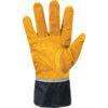 TEGERA 139 COWHIDE & COTTON Cat.I II GLOVES BLACK/YELL SZ-15 (PR) thumbnail-2