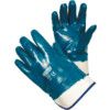 2805 Tegera® Mechanical Hazard Gloves, Blue/White, Cotton Liner, Nitrile Coating, EN388: 2016, 4, 1, 2, 1, X, Size 10 thumbnail-0