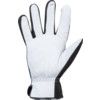 295 Tegera, Cold Resistant Gloves, Black/Blue/White, Synthetic Fiber Liner, Leather Coating, Size 9 thumbnail-2