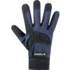 320 Tegera, General Handling Gloves, Black/Blue, Polyurethane Coating, Unlined, Size 10 thumbnail-1