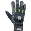 517 Tegera® Mechanical Hazard Gloves, Black/Green, Fleece/Polyester Liner, Synthetic Leather Coating, EN388: 2016, 1, 1, 2, 1, X, Size 8 thumbnail-1