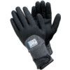 Tegera, Cut Resistant Gloves, Black/Grey, EN388: 2016, 2, X, 4, 3, C, Latex, ¾ Coated, Nylon, Size 9 thumbnail-0