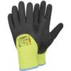 TEGERA NITRILE SANDYGLOVES H/V YELLOW BLAC LINER SIZE 10 thumbnail-0