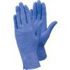 Tegera 843 Disposable Gloves, Purple, Nitrile, 2.4mil Thickness, Powder Free, Size 10, Pack of 100 thumbnail-0