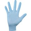 Tegera 84301 Disposable Gloves, Blue, Nitrile, 2.4mil Thickness, Powder Free, Size 10, Pack of 200 thumbnail-2