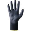 866 Tegera® Mechanical Hazard Gloves, Black, Polyester Liner, Polyurethane Coating, EN388: 2016, 3, 1, 2, 1, X, Size 10 thumbnail-2