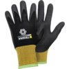 Infinity, Cold Resistant Gloves, Black/Yellow, Fleece Liner, Polyurethane Coating, Size 11 thumbnail-0