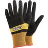 8802 Tegera® Infinity Mechanical Hazard Gloves, Black/Yellow, Nylon Liner, Nitrile/Polyurethane Coating, EN388: 2016, 4, 1, 2, 1, X, Size 10 thumbnail-0