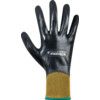 8804 Tegera® Infinity Mechanical Hazard Gloves, Black/Yellow, Nylon Liner, Nitrile/Polyurethane Coating, EN388: 2016, 4, 1, 2, 1, X, Size 7 thumbnail-1