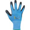 887 Tegera® Classic Mechanical Hazard Gloves, Black/Blue, Nylon Liner, Nitrile Foam Coating, EN388: 2016, 4, 1, 3, 2, X, Size 10 thumbnail-1