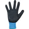 887 Tegera® Classic Mechanical Hazard Gloves, Black/Blue, Nylon Liner, Nitrile Foam Coating, EN388: 2016, 4, 1, 3, 2, X, Size 9 thumbnail-2