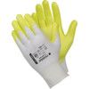 Tegera, Cut Resistant Gloves, Yellow/White, EN388: 2016, 4, X, 4, 3, B, PU Palm, Dyneema®/Lycra, Size 11 thumbnail-0