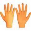 TX925 Disposable Gloves, Orange, Nitrile, 7.8mil Thickness, Powder Free, Size M, Pack of 100 thumbnail-0