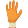 310Y Mechanical Hazard Gloves, Orange/Yellow, Cotton Liner, Latex Coating, EN388: 2016, 2, 1, 4, 2, X, Size 9 thumbnail-2