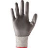 Cut Resistant Gloves, Grey, EN388: 2016, 4, X, 4, 2, C, PU Palm, HPPE/Polyester, Size 9 thumbnail-2