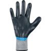 376 Mechanical Hazard Gloves, Black/Blue/Grey, Hagane Coil Liner, Nitrile Coating, EN388: 2016, 4, 1, 2, 1, X, Size 7 thumbnail-2