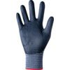 381 Mechanical Hazard Gloves, Black/Grey, Polyester/Spandex Liner, Nitrile Foam Coating, EN388: 2016, 4, 1, 2, 1, X, Size L thumbnail-2