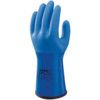 490, Chemical Resistant Gauntlet, Blue, PVC, Acrylic Liner, Size 9 thumbnail-0