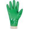 600, General Handling Gloves, Green, PVC Coating, Cotton Liner, Size 8 thumbnail-2