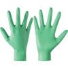 6110PF Disposable Gloves, Green, Nitrile, 4mil Thickness, Powder Free, Size L, Pack of 100 thumbnail-0