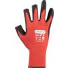 SKY712 Digit 1, General Handling Gloves, Black/Red, Polyurethane Coating, Nylon Liner, Size 10 thumbnail-1