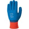 Helium Mechanical Hazard Gloves, Blue/Red, Cotton Liner, Latex Coating, EN388: 2003, 2, 1, 3, 1, Size 9 thumbnail-0