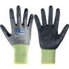 Sapphire Aero, Cut Resistant Gloves, Black/Green, EN388: 2016, 4, X, 4, 2, C, Nitrile Palm, HPPE, Size 10 thumbnail-0