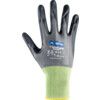 Sapphire Aero, Cut Resistant Gloves, Black/Green, EN388: 2016, 4, X, 4, 2, C, Nitrile Palm, HPPE, Size 8 thumbnail-1