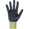 Sapphire Aero, Cut Resistant Gloves, Black/Green, EN388: 2016, 4, X, 4, 2, C, Nitrile Palm, HPPE, Size 8 thumbnail-2