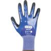 Oregon Mechanical Hazard Gloves, Blue/Black, Nylon Liner, Nitrile Coating, EN388: 2016, 4, 1, 2, 1, X, Size 8 thumbnail-1