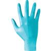 Teal Disposable Gloves, Green, Nitrile, 4.8mil Thickness, Powder Free, Size L, Pack of 20 thumbnail-1