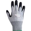 Cut Resistant Gloves, Black/Grey, EN388: 2016, 4, X, 4, 4, E, Nitrile Foam Palm, Glass/HPPE/Polyester/Spandex/Steel, Size 8 thumbnail-1