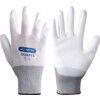 Quartz Mechanical Hazard Gloves, White, Nylon Liner, Polyurethane Coating, EN388: 2003, 4, 1, 3, 1, Size 9 thumbnail-0