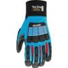 CSL17 Cestus Tow, Mechanic'S Gloves, Black/Blue/Red, Cotton Liner, Rubber Coating, EN388: 2003, 2, 1, 4, 2, Size 8 thumbnail-1