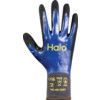 Mechanical Hazard Gloves, Black/Blue/Grey, Nylon Liner, Nitrile Coating, EN388: 2016, 4, 1, 3, 1, X, Size 7 thumbnail-1