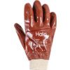 Mechanical Hazard Gloves, Red, Cotton Liner, PVC Coating, EN388: 2003, 4, 1, 1, 1, Size 10 thumbnail-1