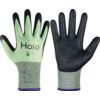 Cut Resistant Gloves, 13 Gauge Cut D, Size 6, Black & Green, Nitrile Foam Palm, EN388: 2016 thumbnail-0