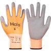 Cut Resistant Gloves, 13 Gauge Cut B, Size 6, Grey & Orange, Nylon-PU Palm, EN388: 2016 thumbnail-0