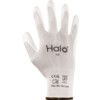 13 GAUGE NYLON LINED PU COATED GLOVES WHITE (SIZE-5) thumbnail-1